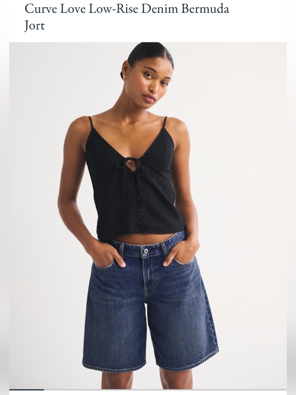 Abercrombie & Fitch Women's Dark Blue High Rise Jeans
